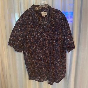 Goodfellow & Co Purple and Red Casual Button Down Shirt